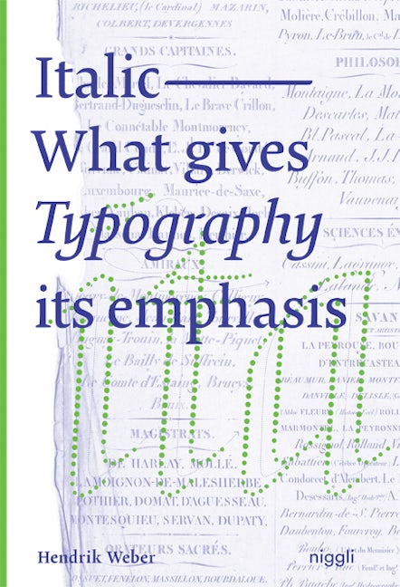 Book cover image for Italic ISBN: 9783721210095